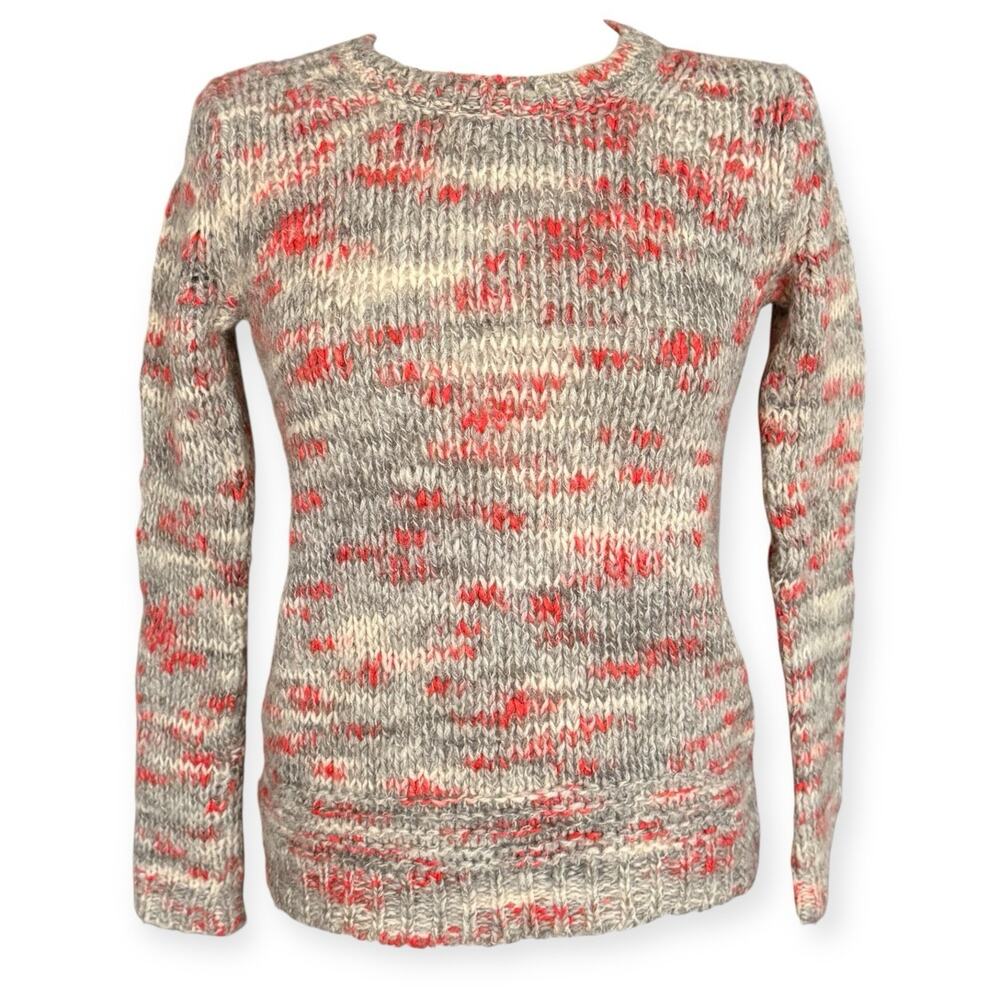 Theory Jaidyn B Fine Splash Chunky Knit Sweater Sz S Alpaca Wool Blend Boho $275